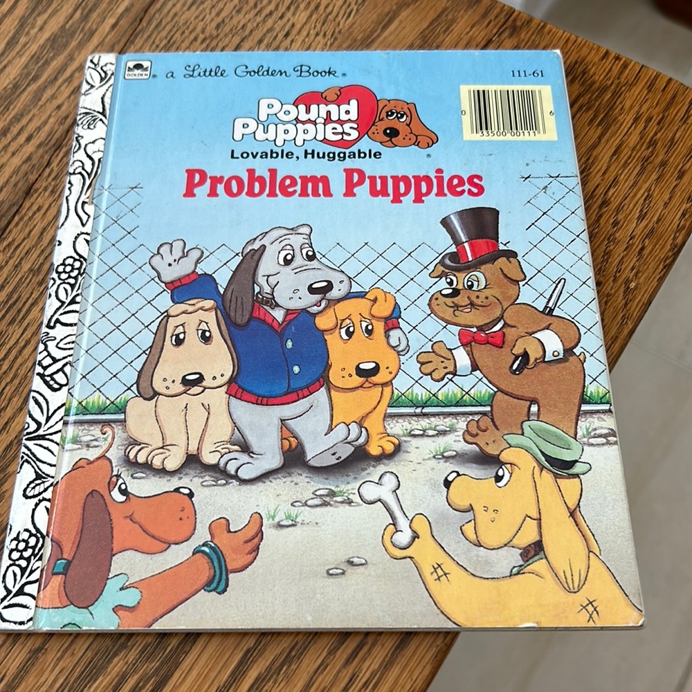 Centage pound puppies, golden book 1986